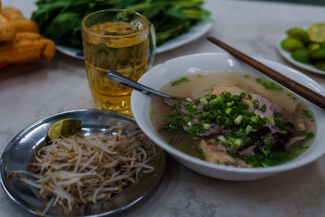 Vietnamese pho noodle soup