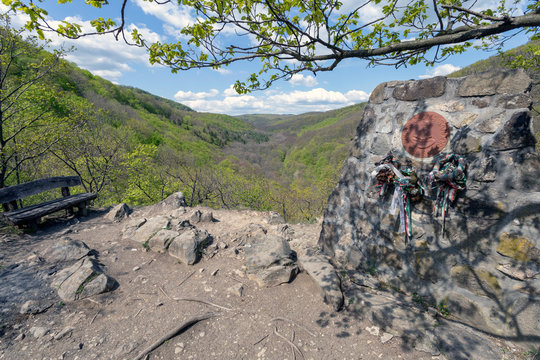 Hiking path in the Pilis