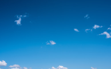 blue sky with few clouds