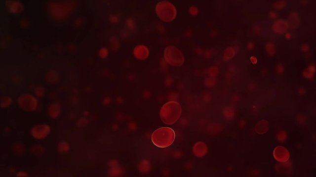 Bacteria, virus and Red infecting blood cells, traveling through a vein. bubble particle in blood, human body science biology virus infection blood cell and immune concept 3D rendering