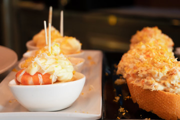 Pinchos, trditional spanish snacs