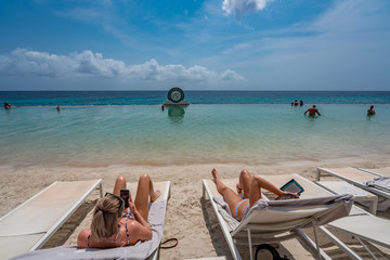    Jan theil Beach - Views arund the small caribbean Island of Curacao