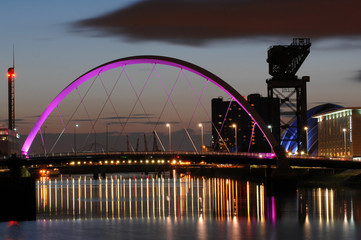 Fototapeta na wymiar River Clyde Glasgow