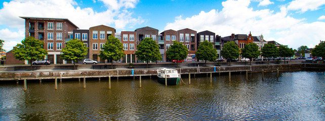 Obraz premium houses in oudenbosch