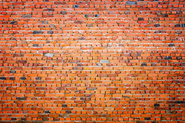 Red brick wall, textural background for your design