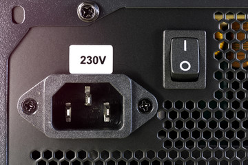 desktop PC power supply / background photo technology