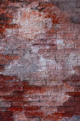 red vintage stylish brick wall