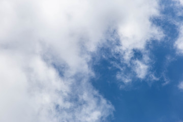 blue sky texture with white clouds