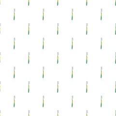 Plastic toothbrush pattern seamless vector repeat for any web design