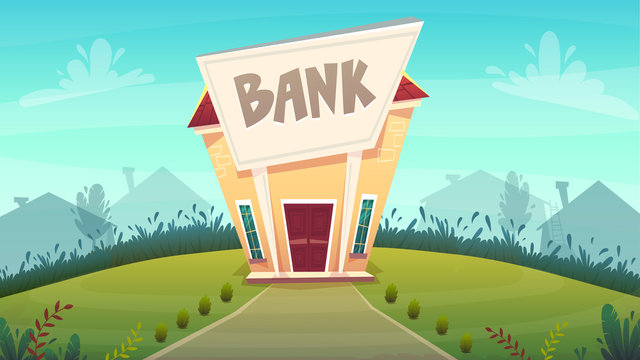 Cartoon Bank Images – Browse 163,528 Stock Photos, Vectors, and Video |  Adobe Stock