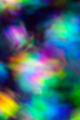 Abstract Shiny Foil Glitter Holographic Stars Hearts Shapes Pretty Background