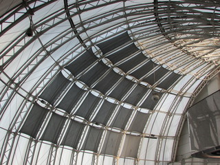 Roof in dome format of Pinto Martins International Airport