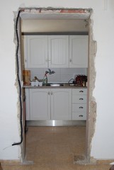 Reconstruction of a Kitchen Doorway, Construction