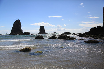 sea and rocks