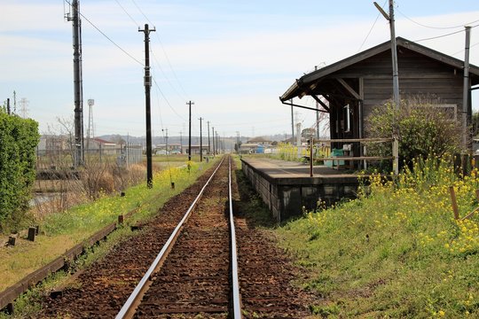 小湊鉄道　上総三又駅