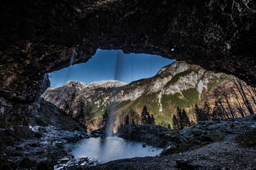 cascata nei pressi di sella nevea