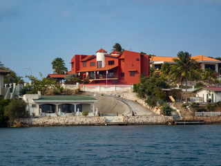  Boating around Spanish Water -  Views arund the small caribbean Island of Curacao