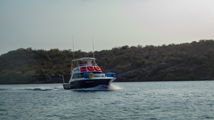  Boating around Spanish Water -  Views arund the small caribbean Island of Curacao