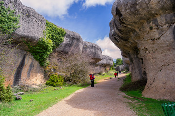 Parque natural Ciudad encantada en Cuenca Espa&ntilde;a