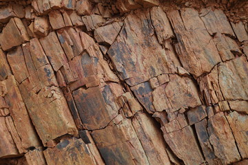 Natural sand stone walling with rough surface for artistic background design purpose