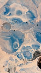 blue sand growth life vivid paint texture