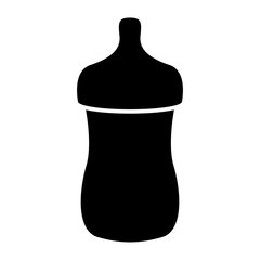 Isolated feeding bottle toy for kids icon - Vector