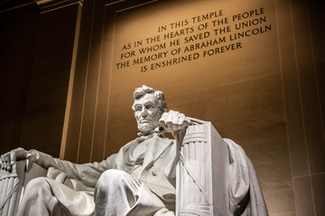 Lincoln memorial  - obrazy, fototapety, plakaty