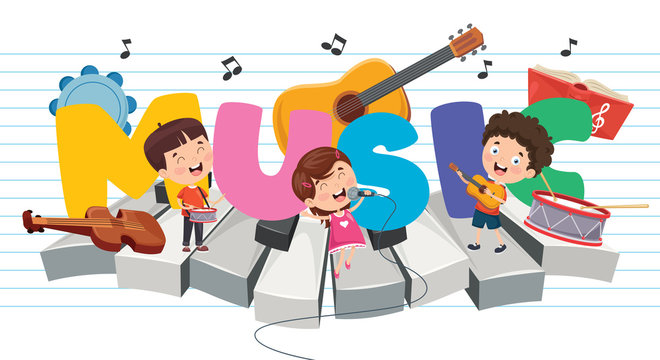 Kids Music Cartoon Images – Browse 35,634 Stock Photos, Vectors, and Video  | Adobe Stock