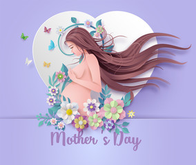  Happy Mother's day greeting card.