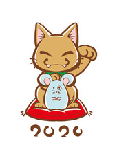 ねずみ招き猫