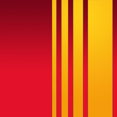 Yellow Stripes on Red Background, High Resolution Illustration