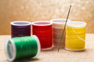 Needle and thread for needlework