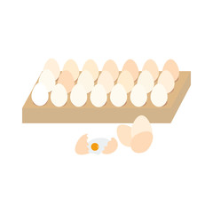 Eggs vector illustration