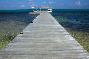 pier on the sea