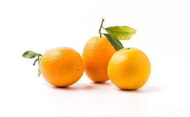 Fresh and delicious oranges and orange juice