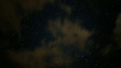 Sky Stars Clouds Dark 
