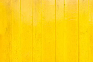 yellow paint wood wall texture background.vivid color for summer backdrop