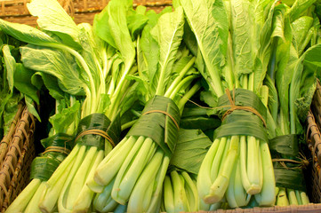 Vegetable wrapped in banana leaves