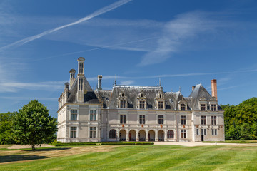 BEAUREGARD / FRANCE - JULY 2015: View to the royal castle Chateau de Beauregard, Loire Valley,...