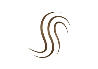 hair icon vector