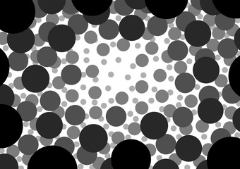 Comic and manga books speed lines background. explosion background. Black and white vector illustration / circle	