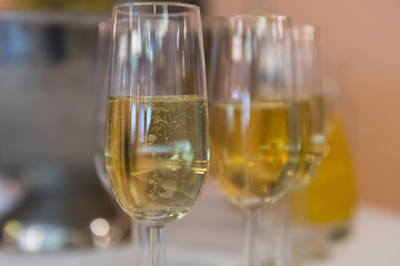 Sektglas beim Sektempfang