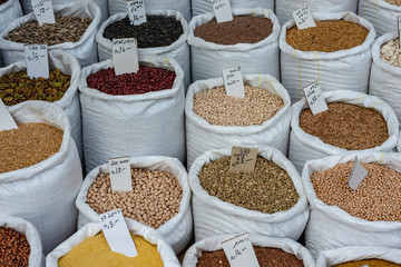 Assorted Legumes in sack for sale