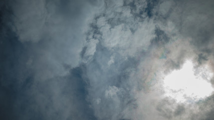 blue sky with clouds
