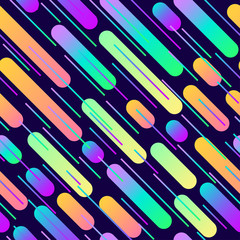 Seamless pattern with gradient diagonal lines