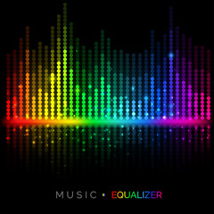 Music equalizer background