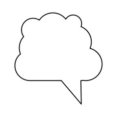 Fototapeta premium Speech bubbles Icon vector