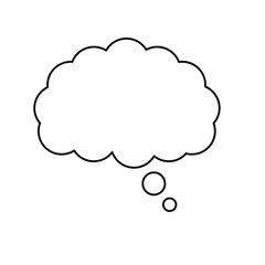 Speech bubbles Icon vector