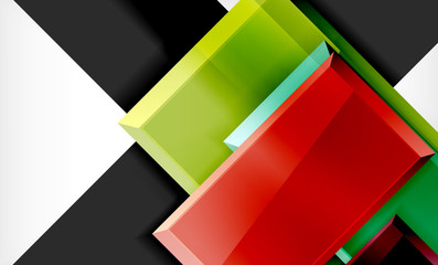 Colorful square and rectangle blocks background