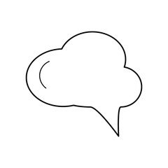 Speech bubbles Icon vector